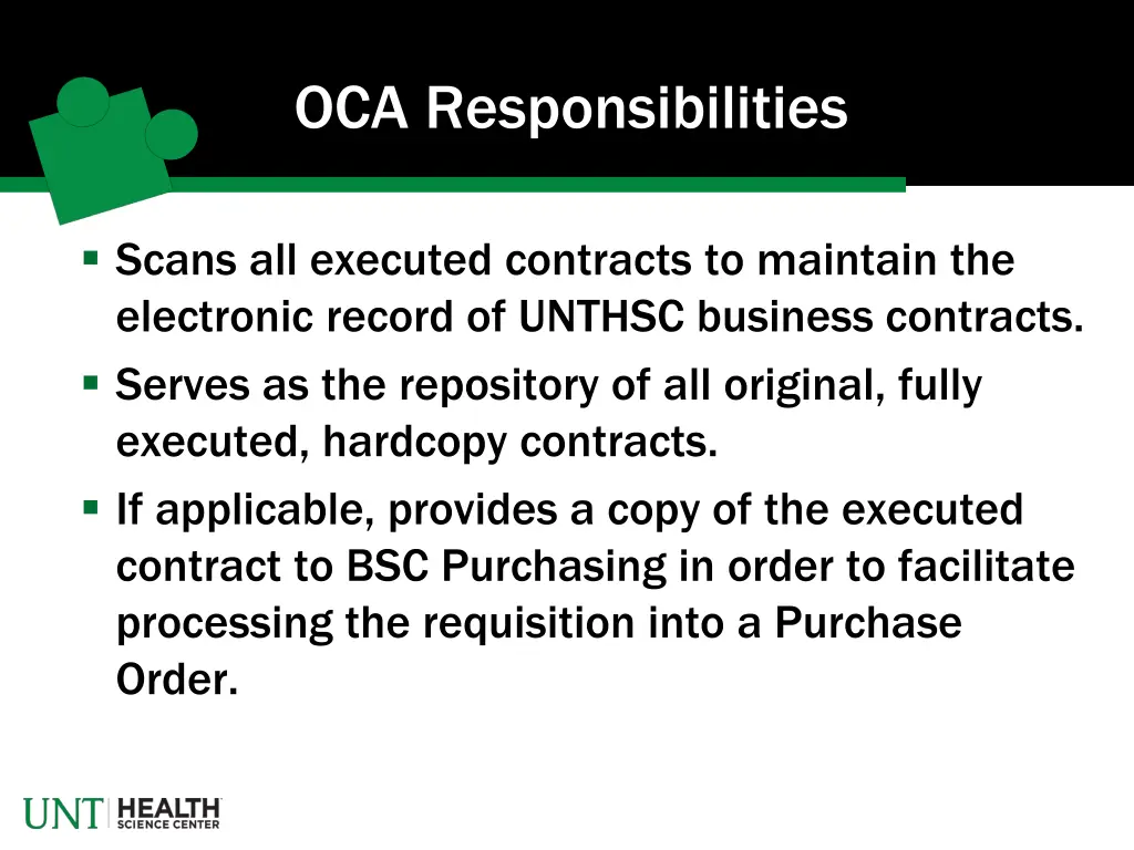 oca responsibilities 4