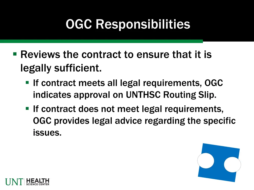 ogc responsibilities