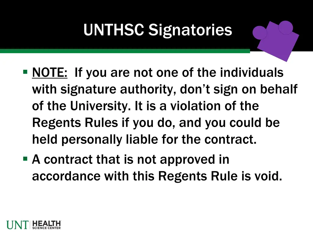 unthsc signatories 2