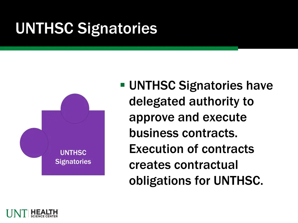 unthsc signatories