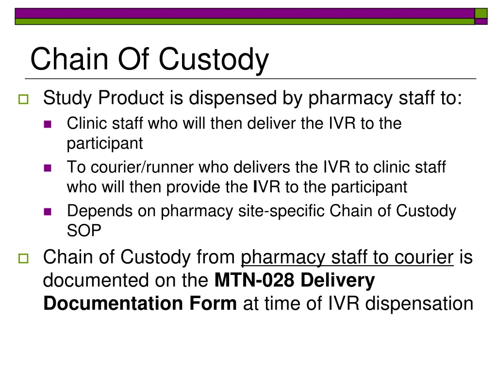 chain of custody 1