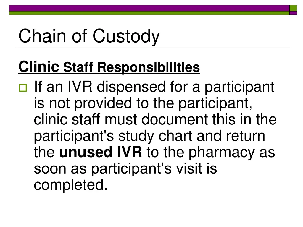 chain of custody 2