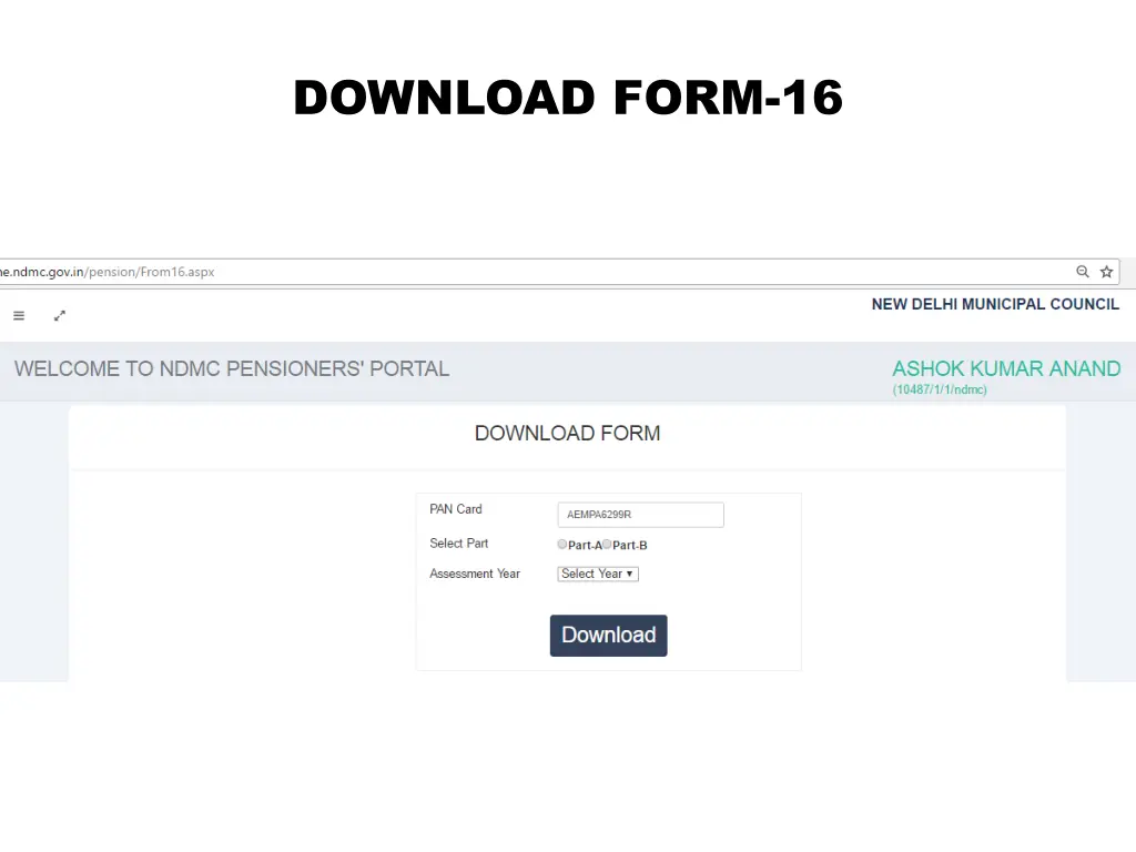 download form 16