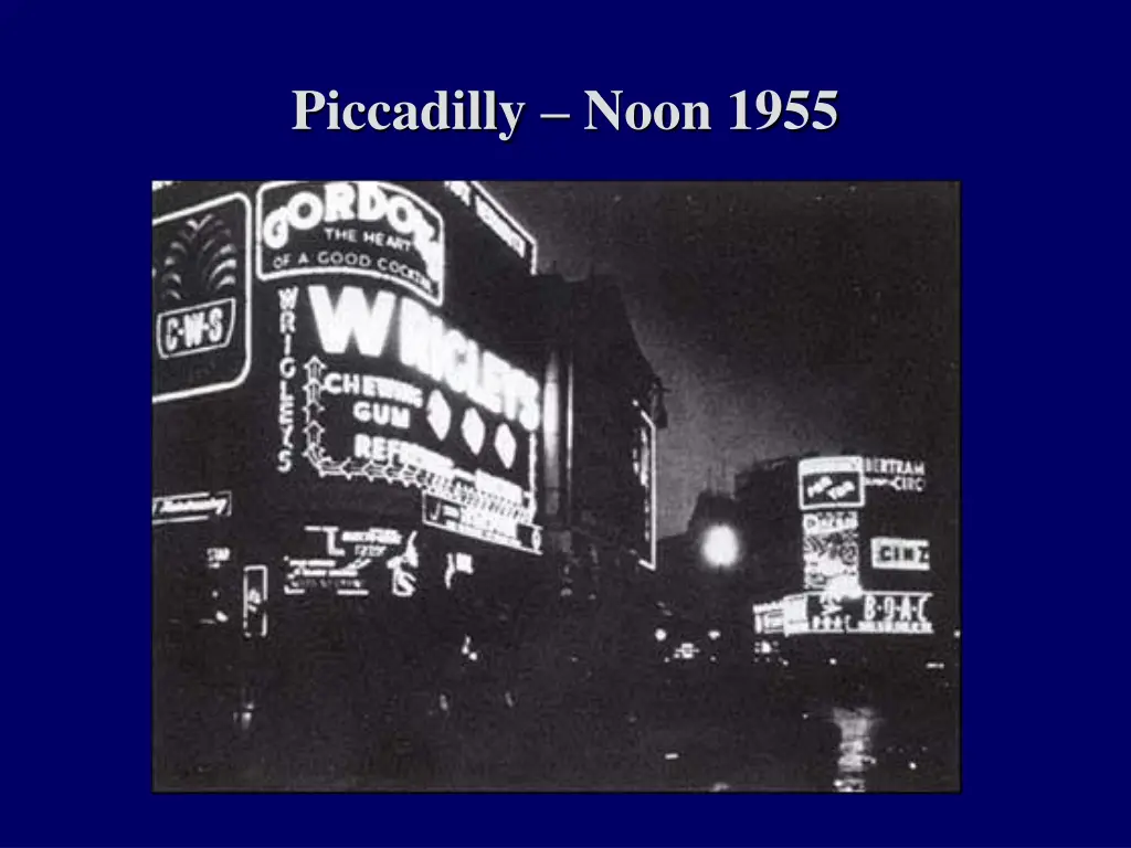 piccadilly noon 1955