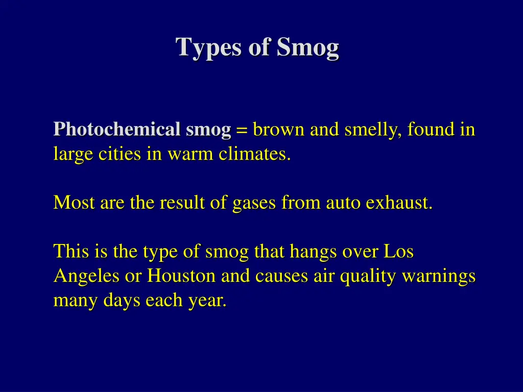 types of smog 1