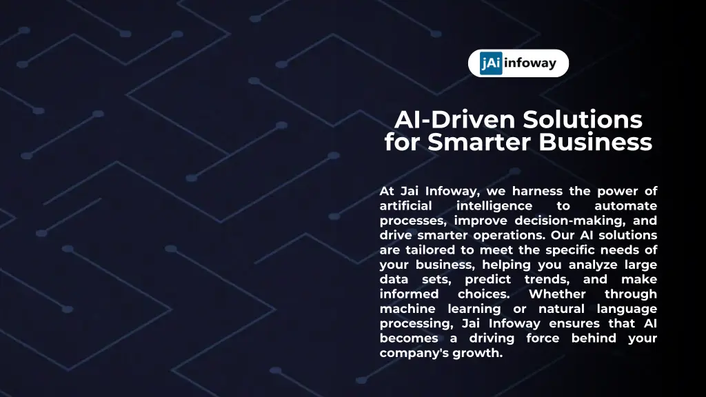 ai driven solutions for smarter business