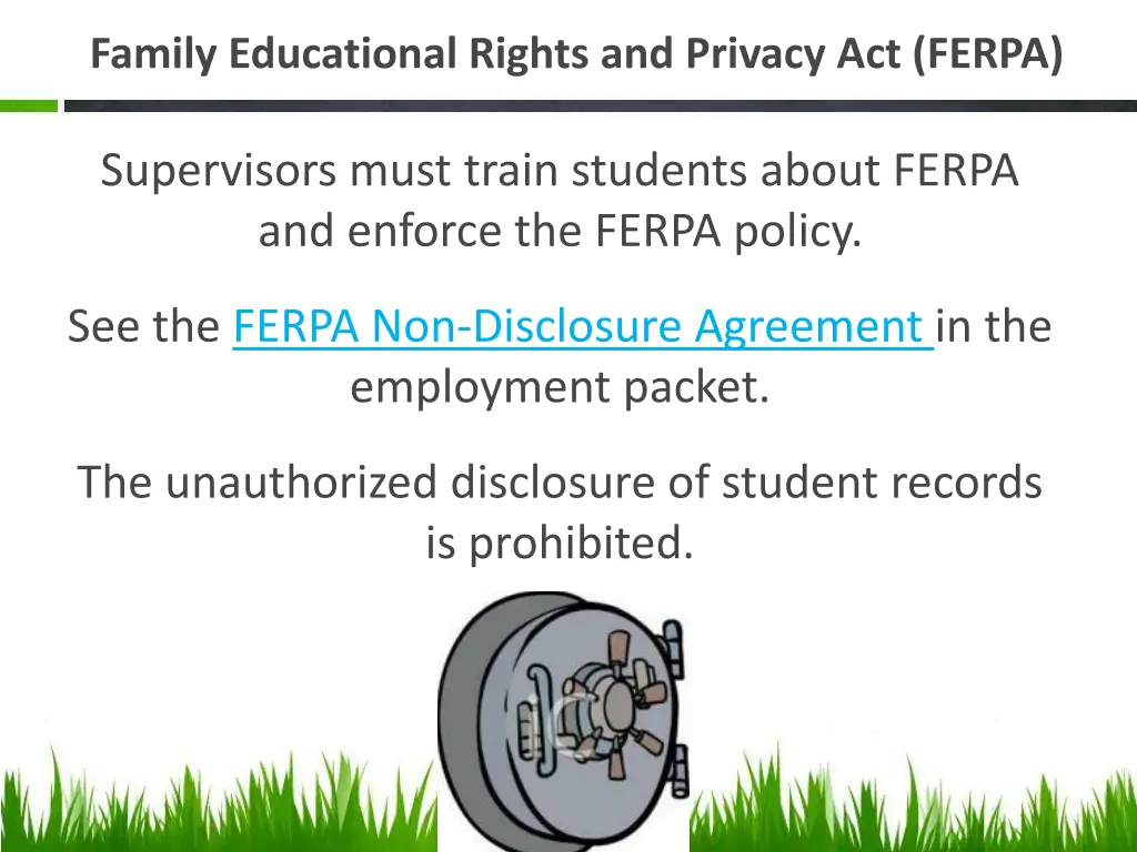 family educational rights and privacy act ferpa