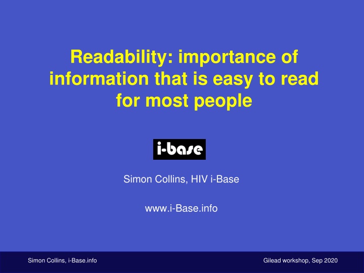 readability importance of information that