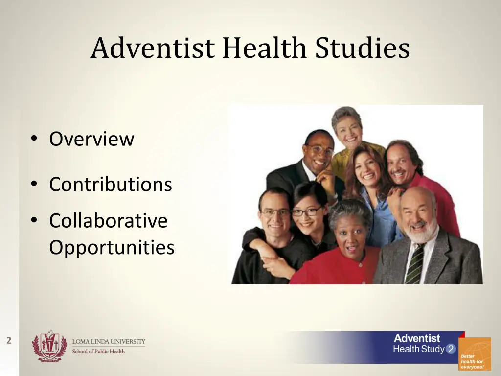 adventist health studies 1