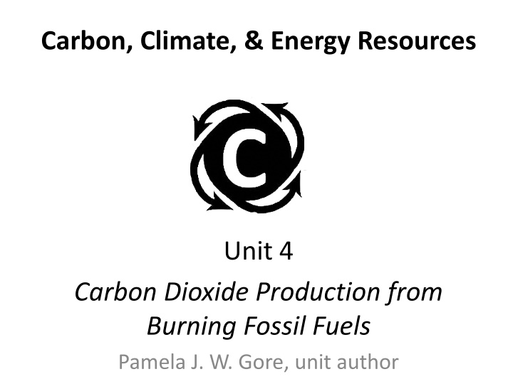 carbon climate energy resources