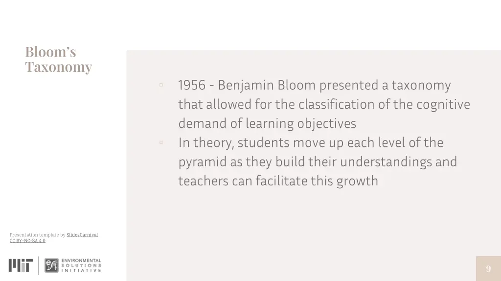 bloom s taxonomy