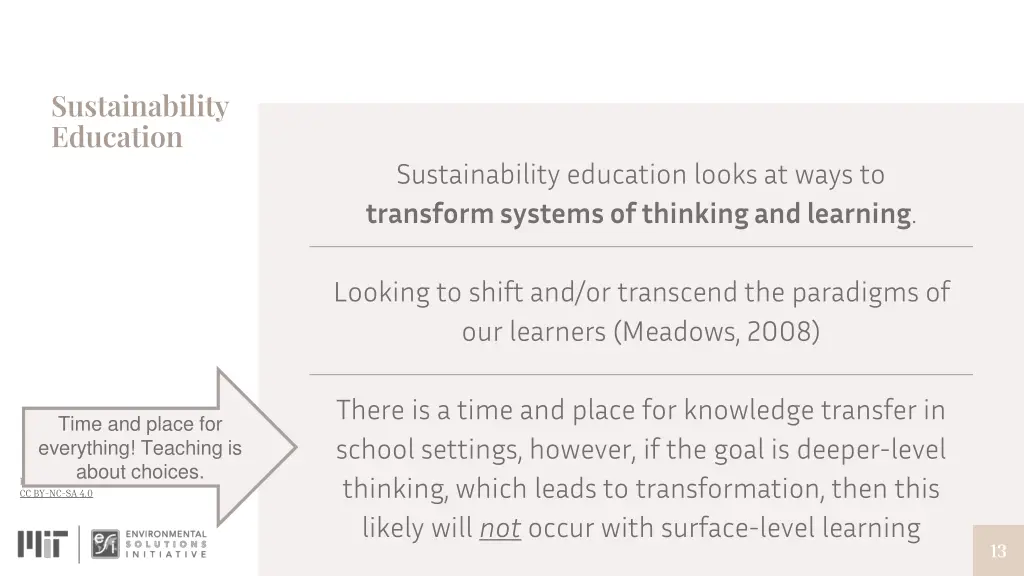 sustainability education