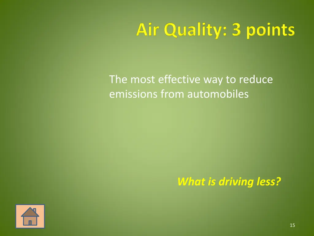 the most effective way to reduce emissions from