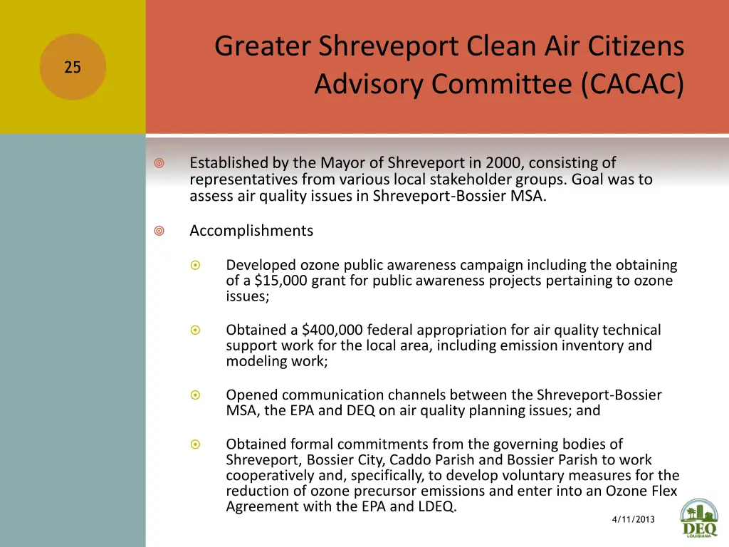 greater shreveport clean air citizens advisory