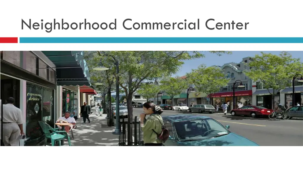 neighborhood commercial center