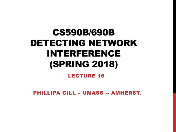 cs590b 690b detecting network interference spring