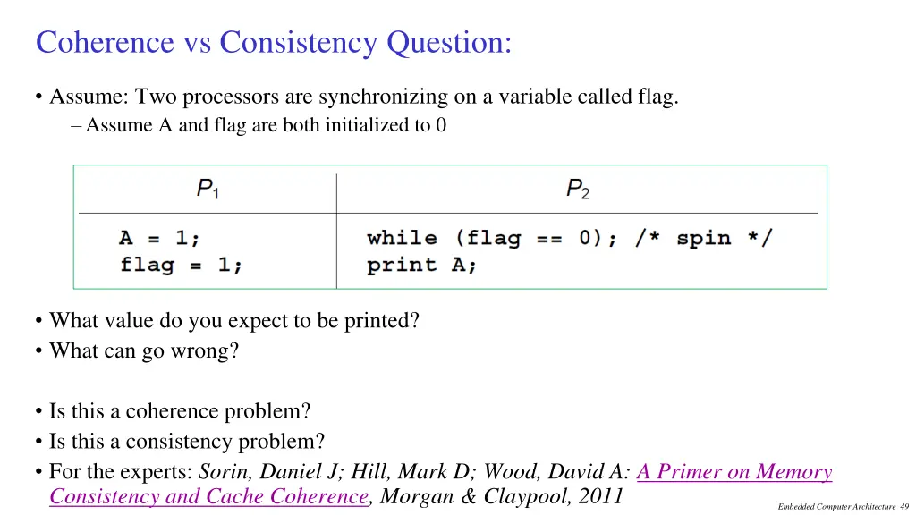 coherence vs consistency question