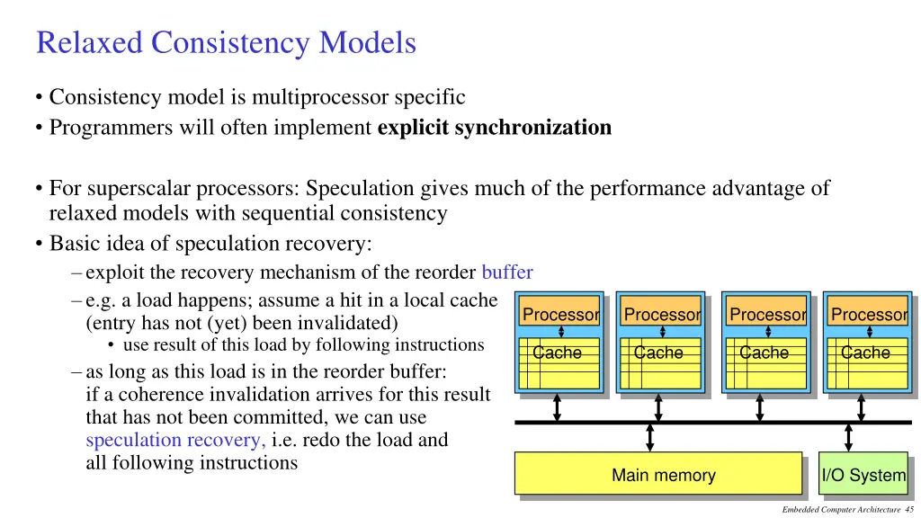 relaxed consistency models