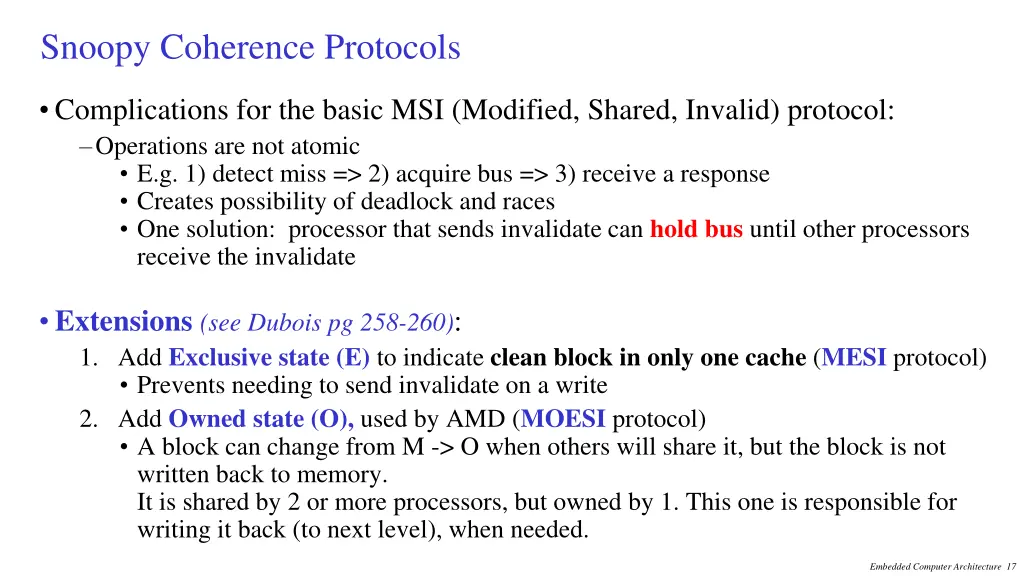 snoopy coherence protocols 1