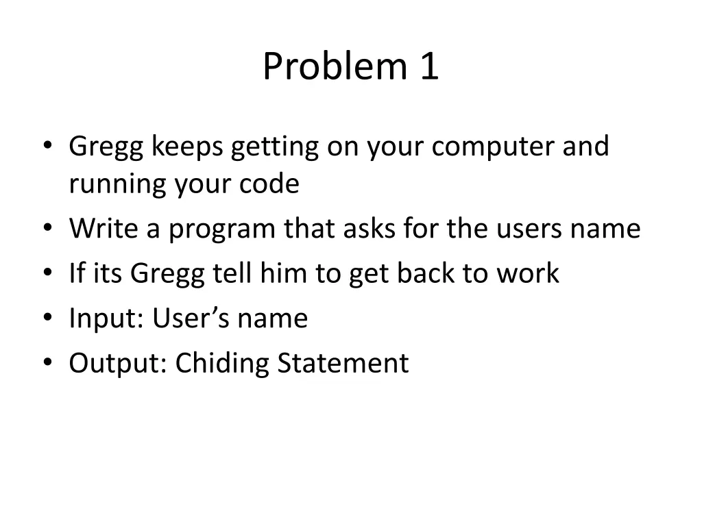 problem 1