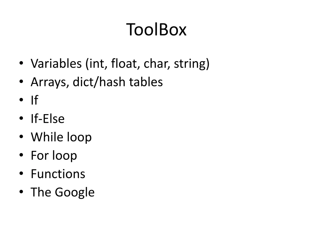 toolbox