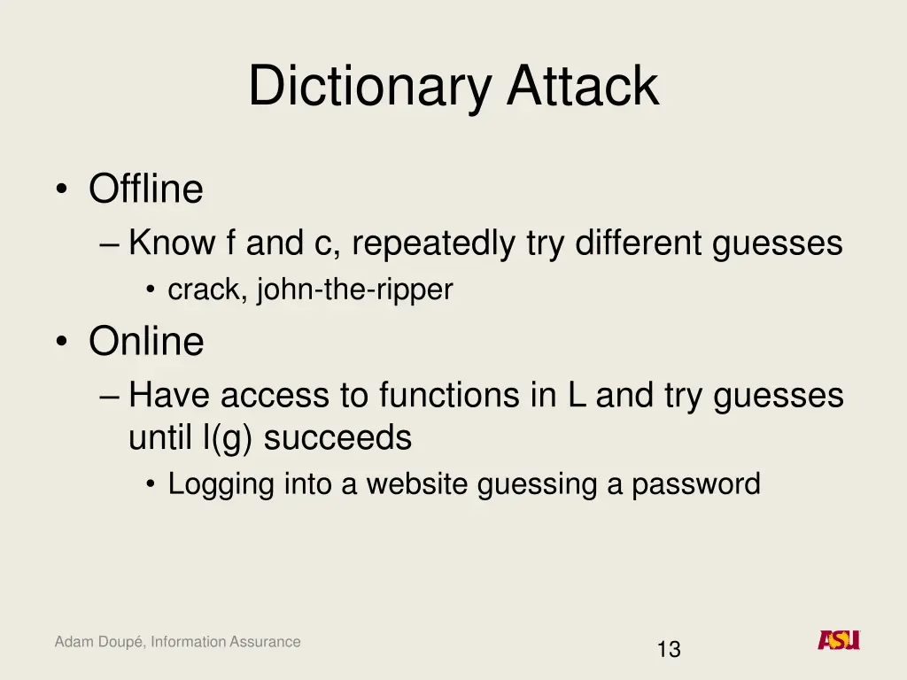 dictionary attack 1