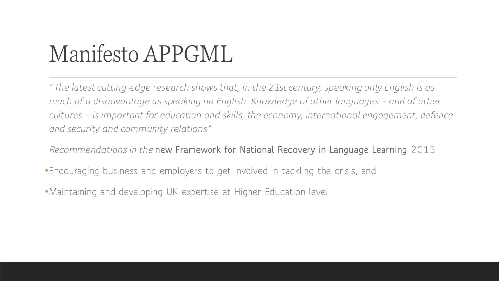 manifesto appgml