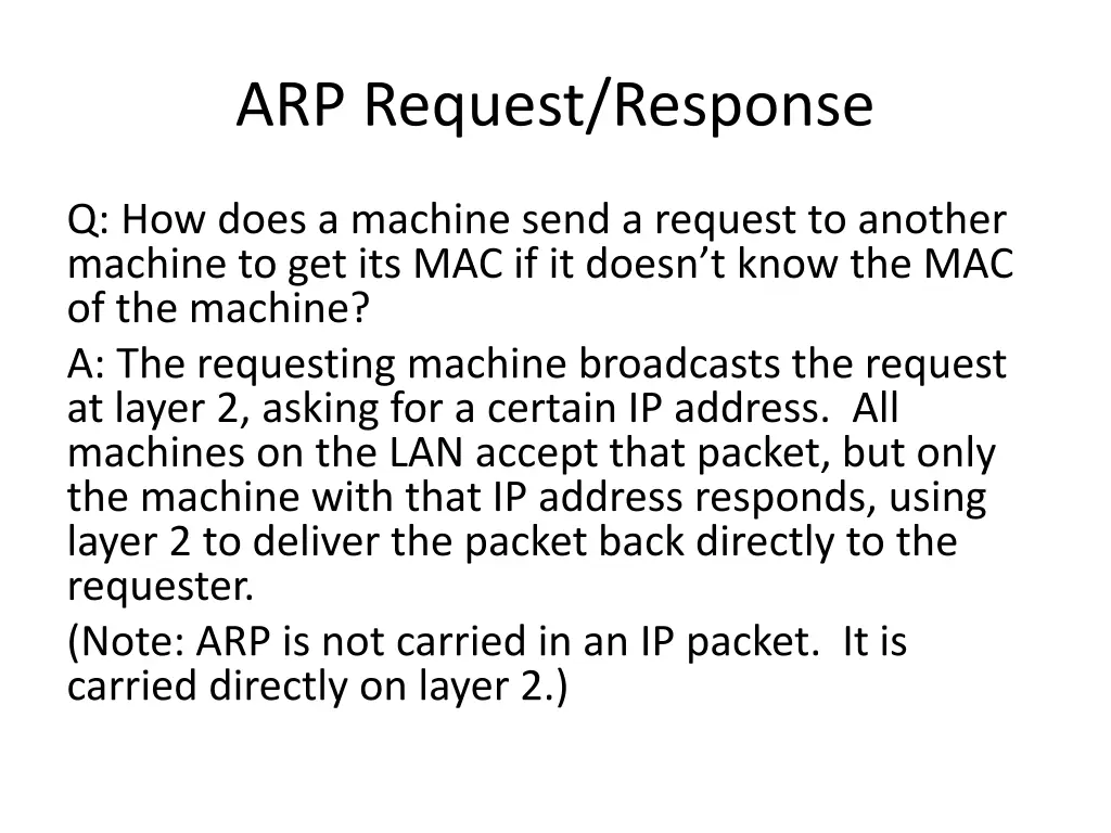 arp request response 1