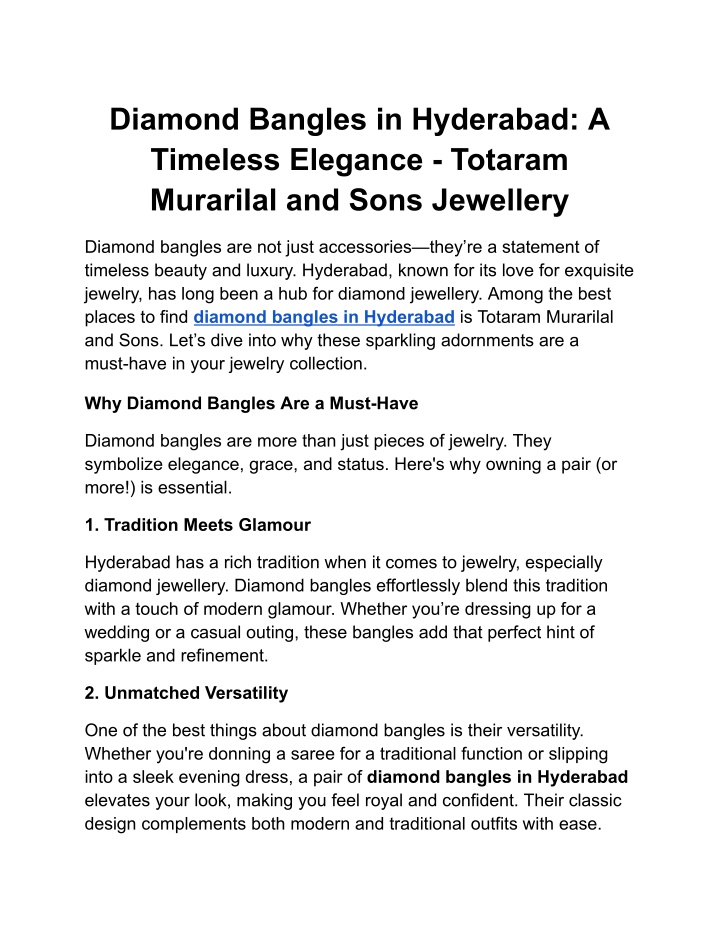 diamond bangles in hyderabad a timeless elegance