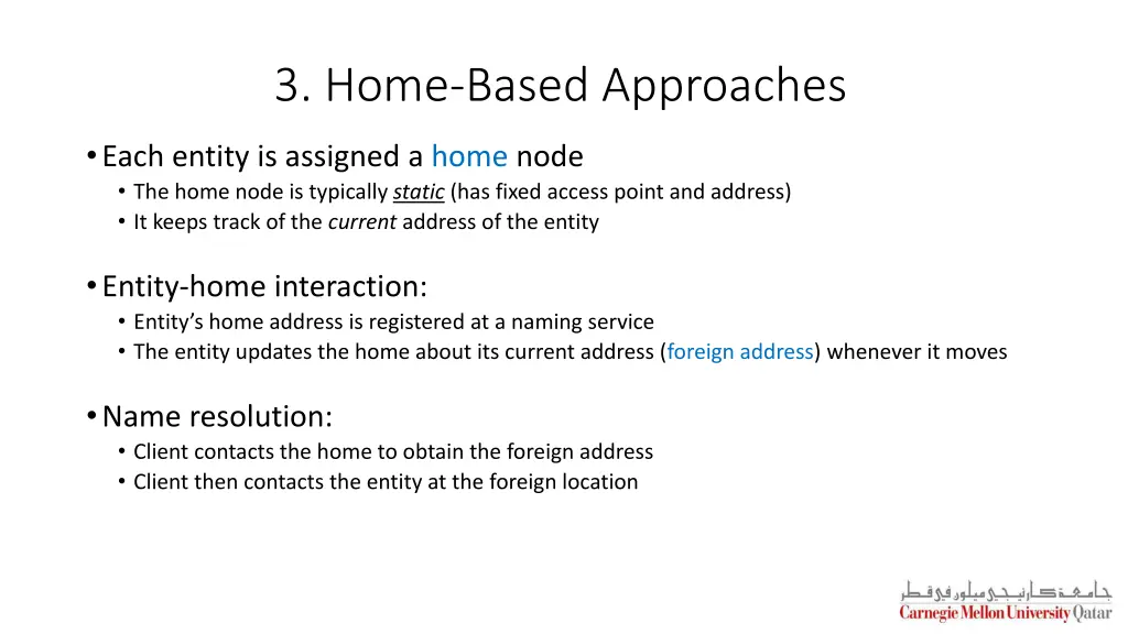 3 home based approaches