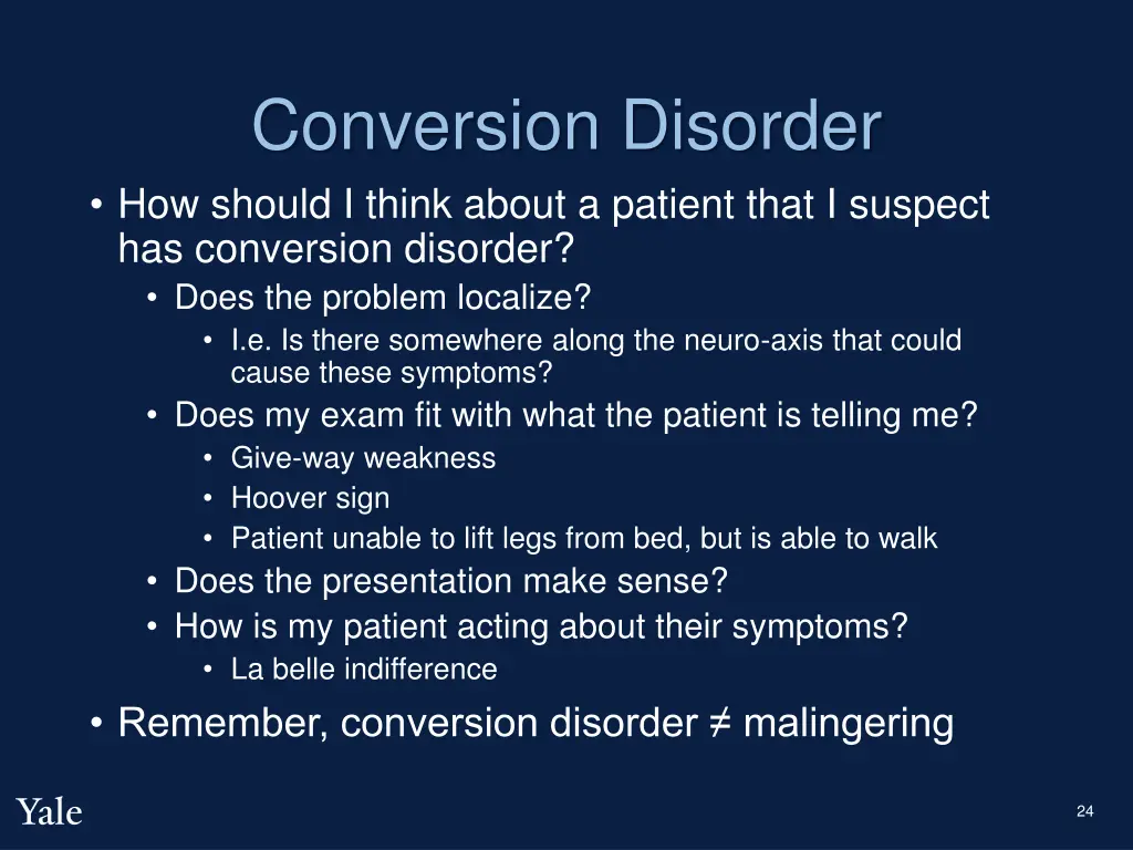 conversion disorder how should i think about