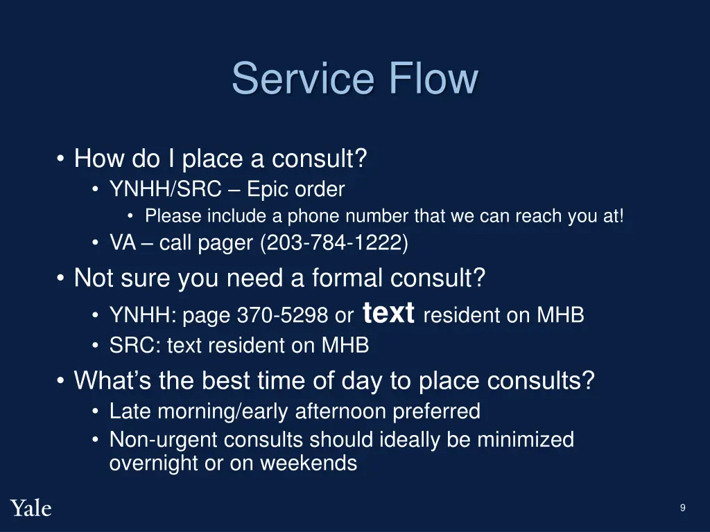 service flow