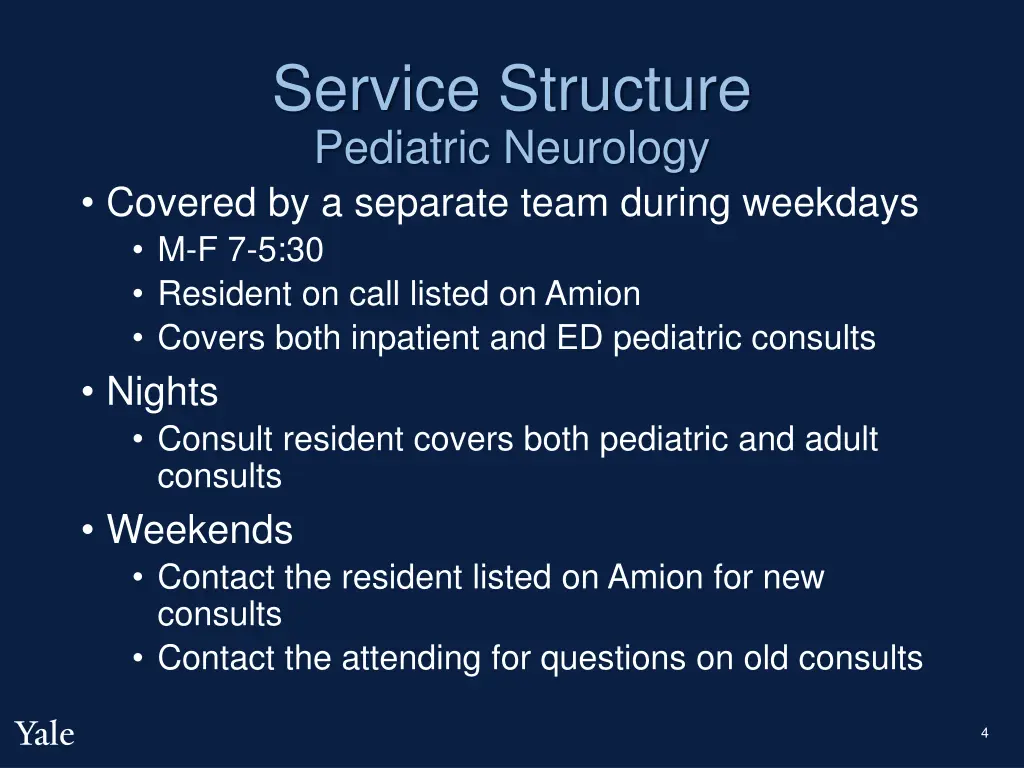 service structure pediatric neurology covered