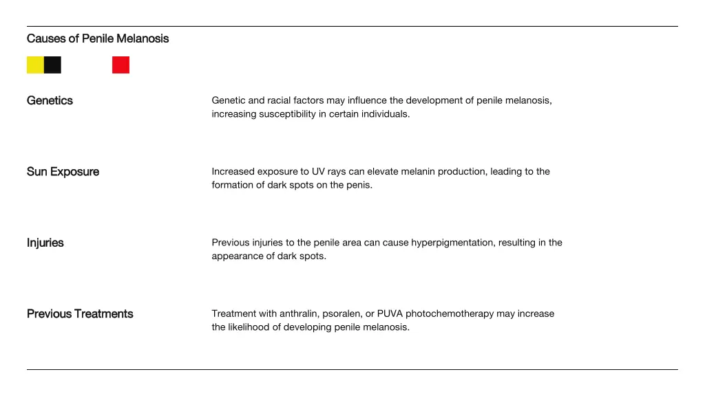 causes of penile melanosis causes of penile