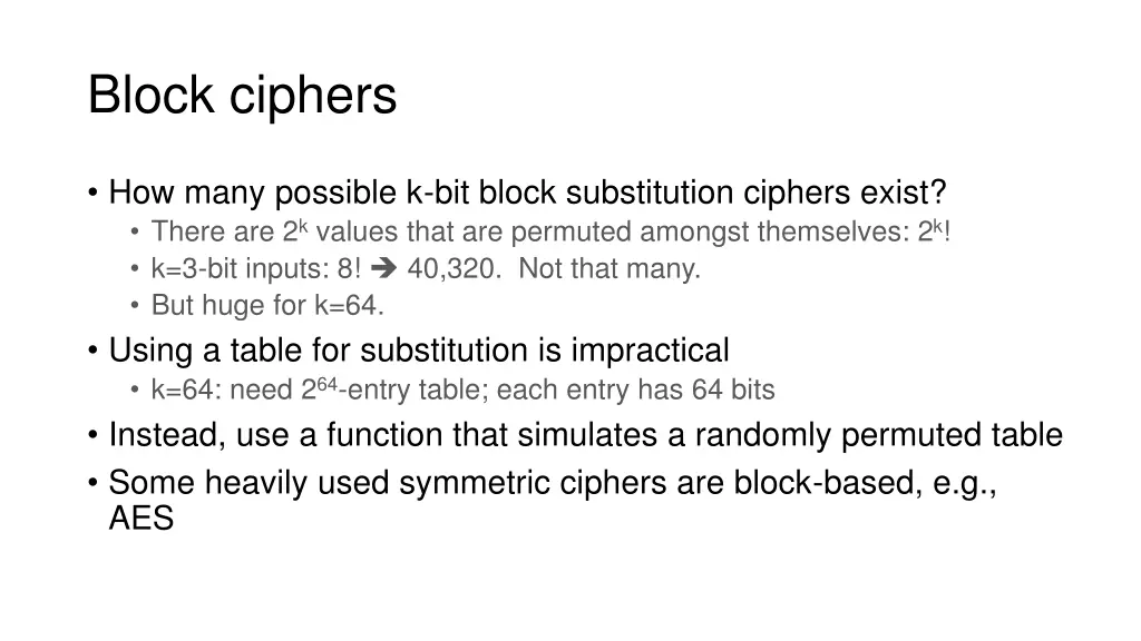 block ciphers 1