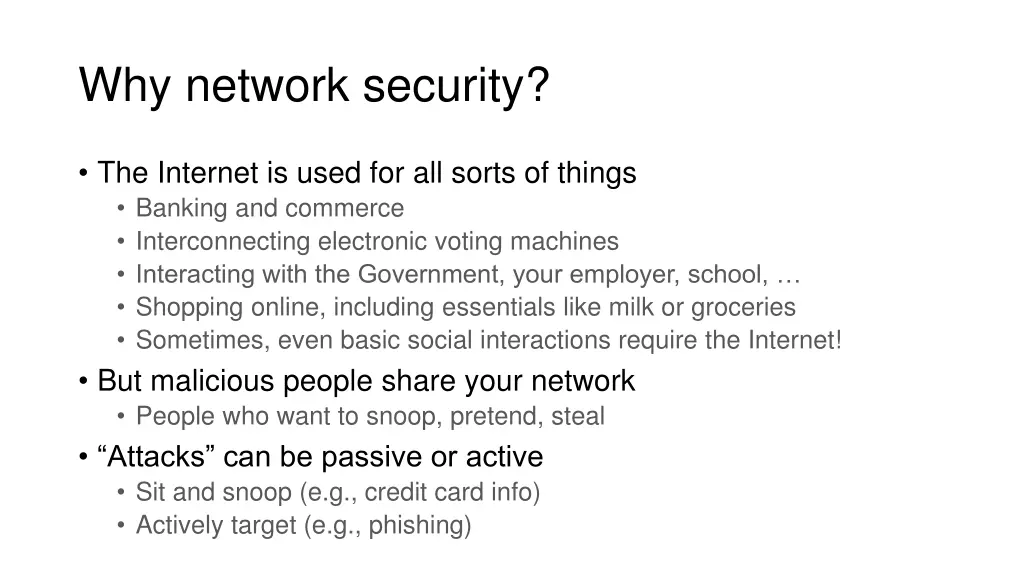 why network security