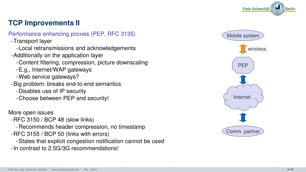 tcp improvements ii