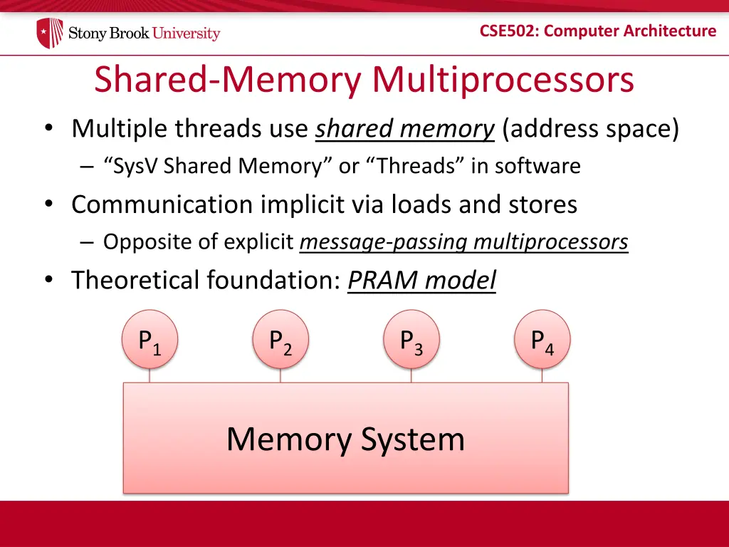 cse502 computer architecture 1