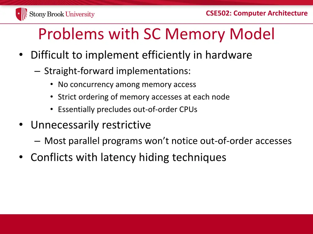 cse502 computer architecture 36