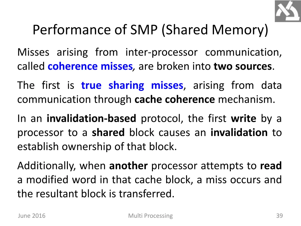 performance of smp shared memory