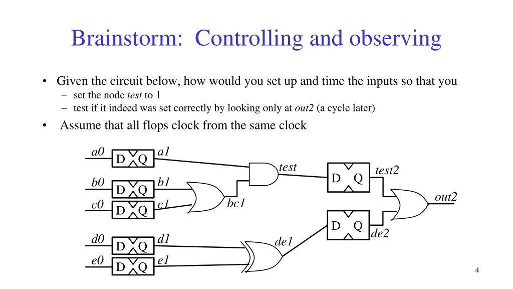 brainstorm controlling and observing