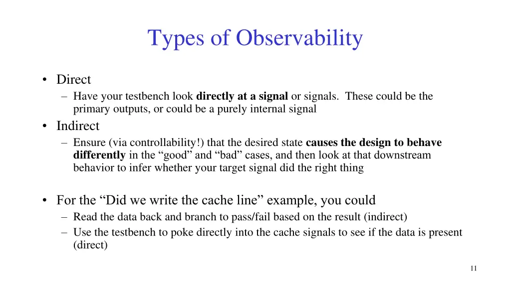 types of observability