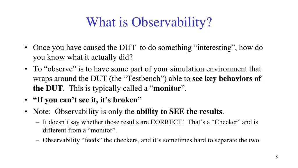 what is observability