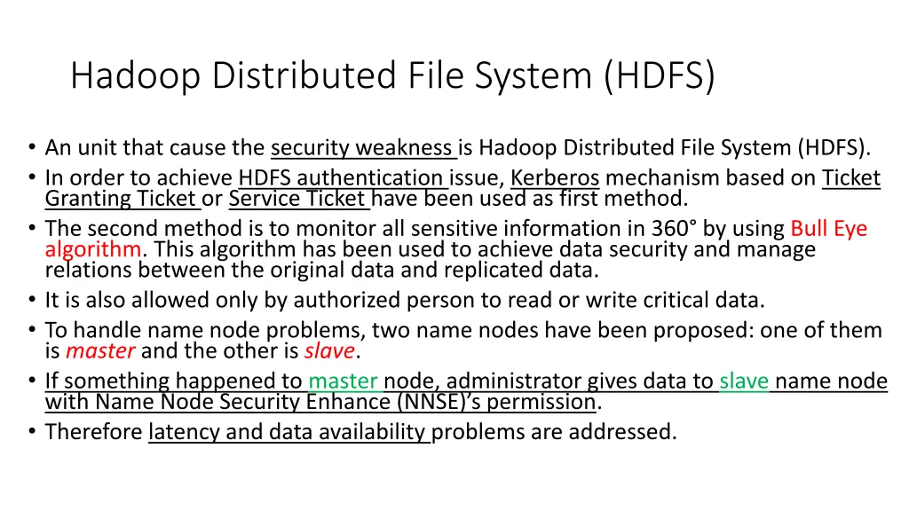 hadoop distributed file system hdfs