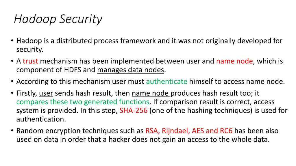 hadoop security