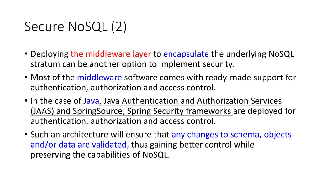 secure nosql 2