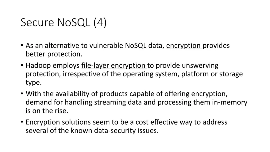 secure nosql 4