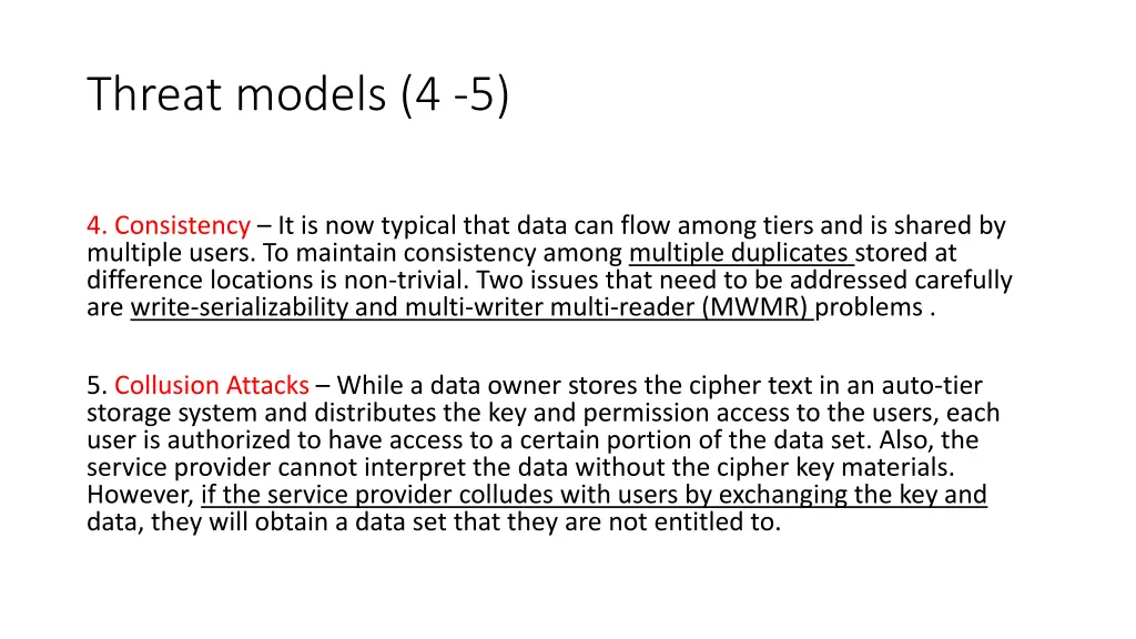 threat models 4 5