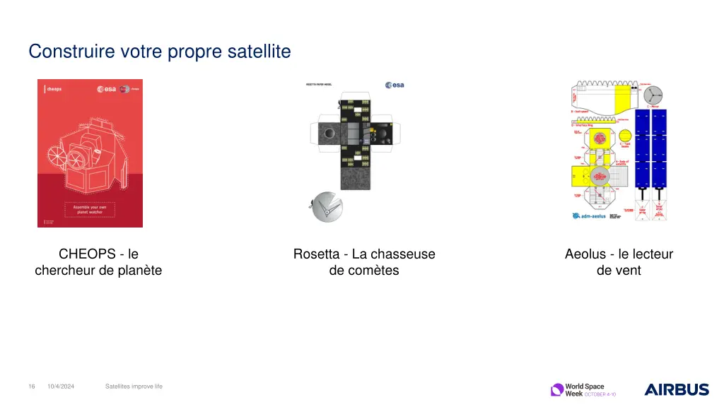 construire votre propre satellite