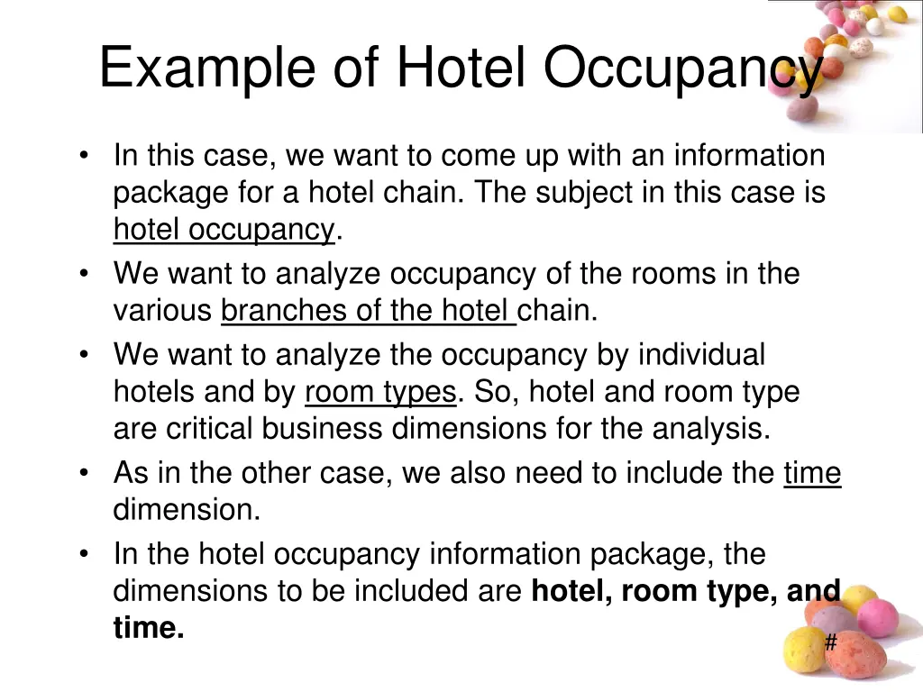 example of hotel occupancy